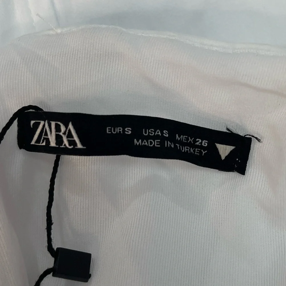 Zara Stretch Poplin Mini Dress White